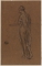 r.: Standing draped figure; v.: Standing nude