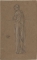 r.: Draped figure standing; v.: Study of draped woman