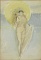 A nude girl with a parasol
