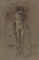 r.: A nude girl wearing a brown cap; v.: Study of same figure