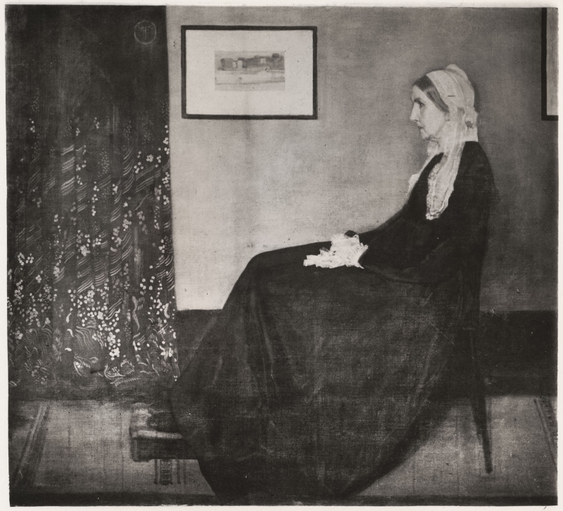Arrangement in Grey and Black: Portrait of the Painter's Mother, photograph