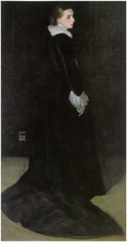 Arrangement in Black, No. 2: Portrait of Mrs Louis Huth