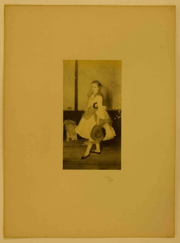 Harmony in Grey and Green: Miss Cicely Alexander, 1892, Goupil Album
