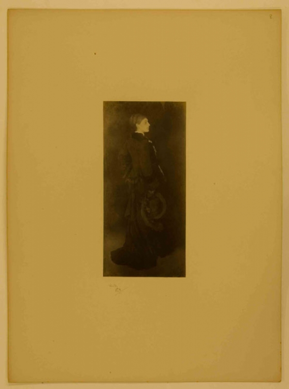 Arrangement in Brown and Black: Portrait of Miss Rosa Corder, photograph
