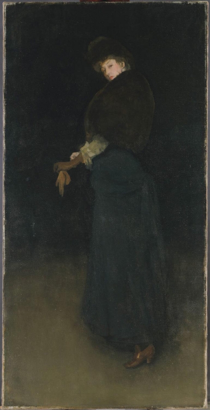 Arrangement in Black: La Dame au brodequin jaune – Portrait of Lady Archibald Campbell