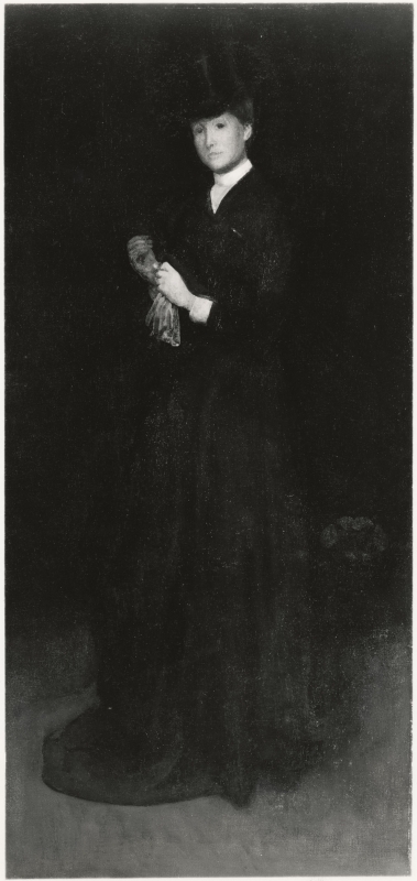 Arrangement in Black, No. 8: Portrait of Mrs Cassatt, photograph
