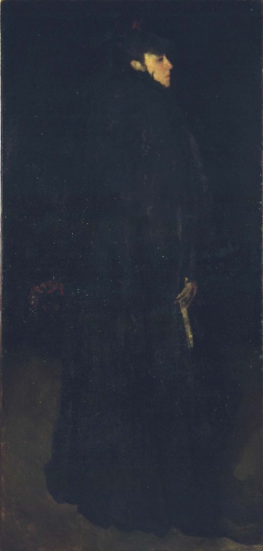 Harmony in Black: Portrait of Miss Ethel Philip
